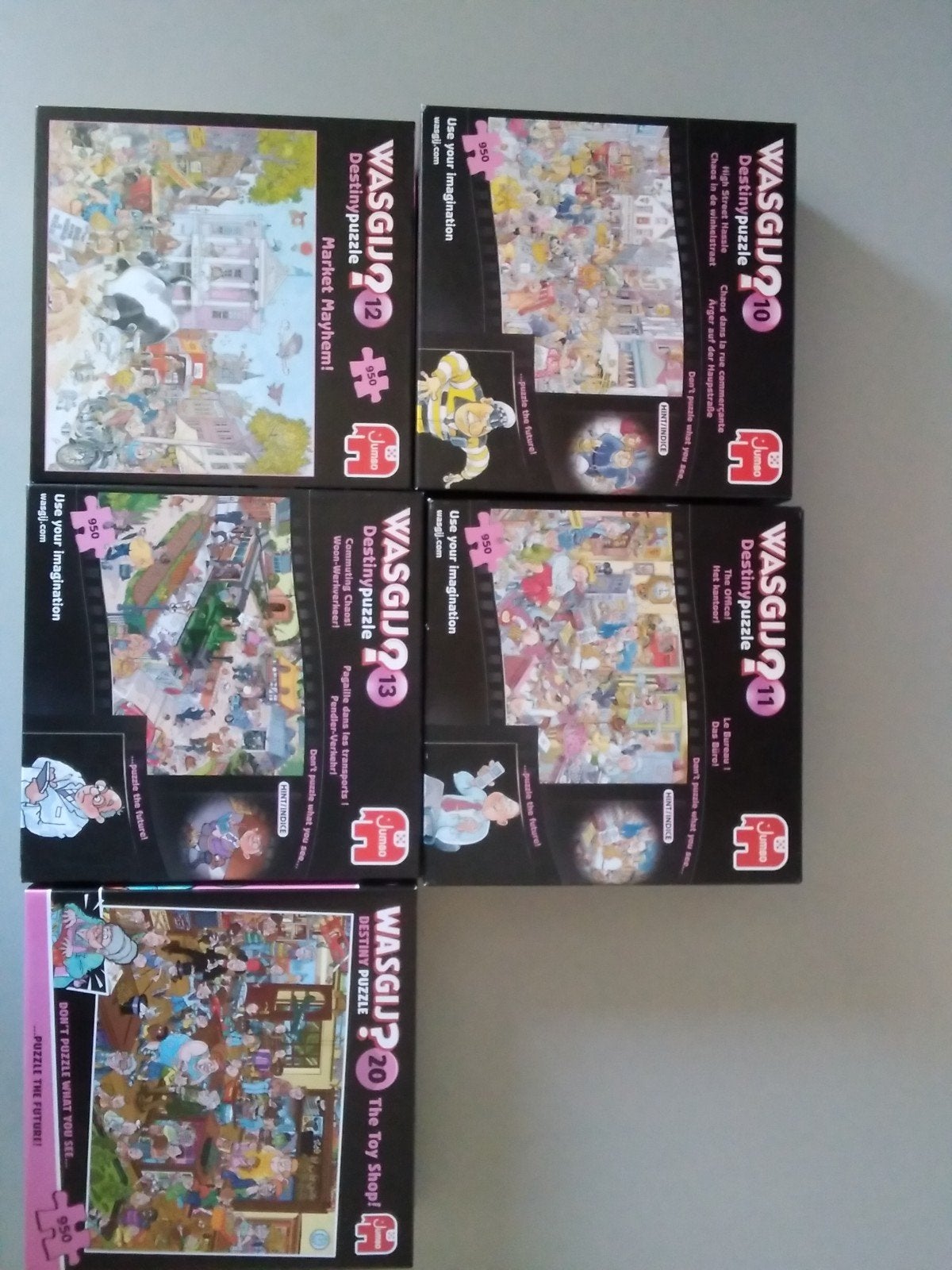 wasgy puzzle, Ophalen, 500 t/m 1500 stukjes, Zo goed als nieuw, Legpuzzel