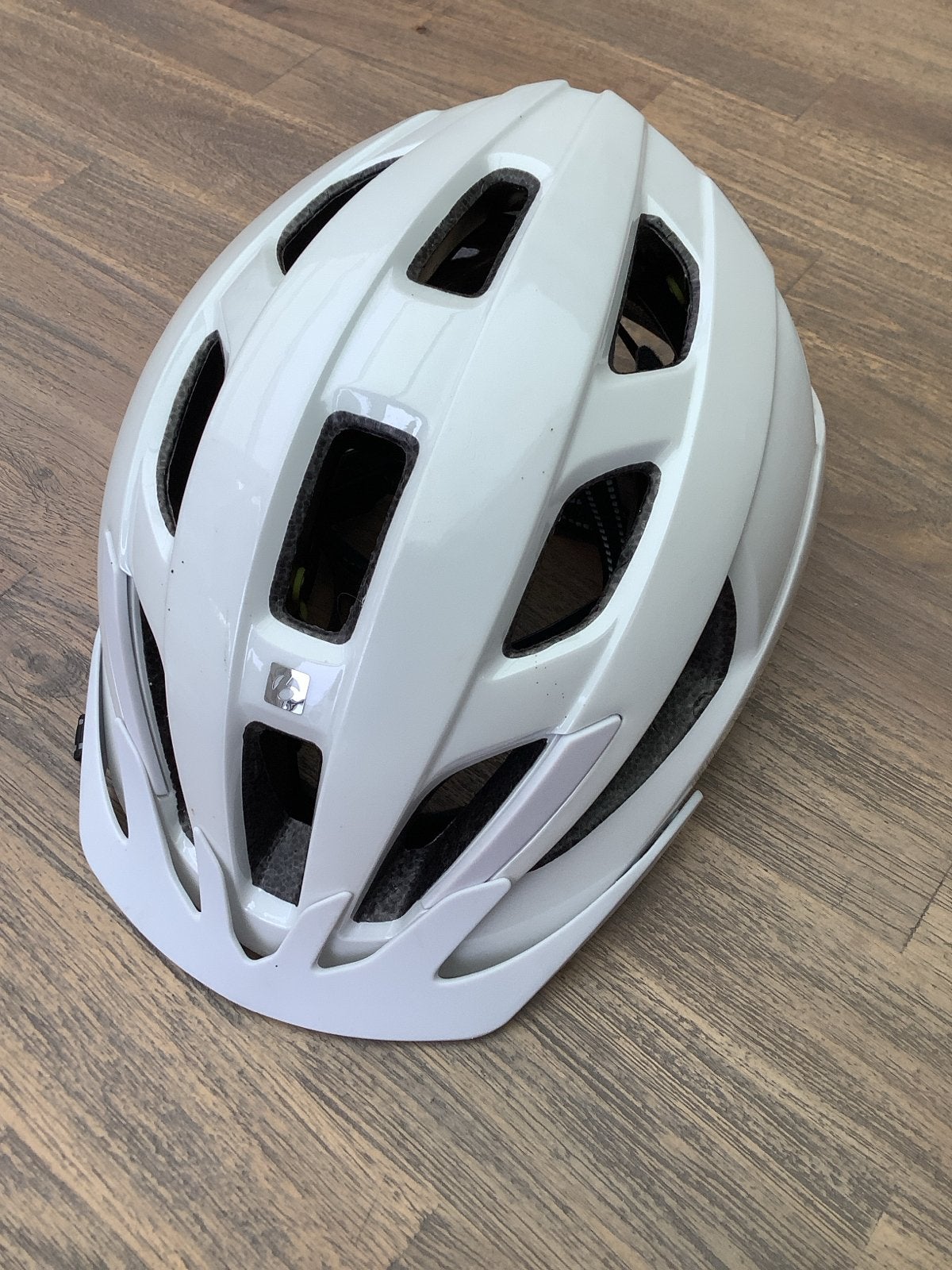 Bontrager Solstice fietshelm wit, maat 55/61, zo goed als ni, Fietsen en Brommers, Ophalen, Zo goed als nieuw, L, Heer of Dame