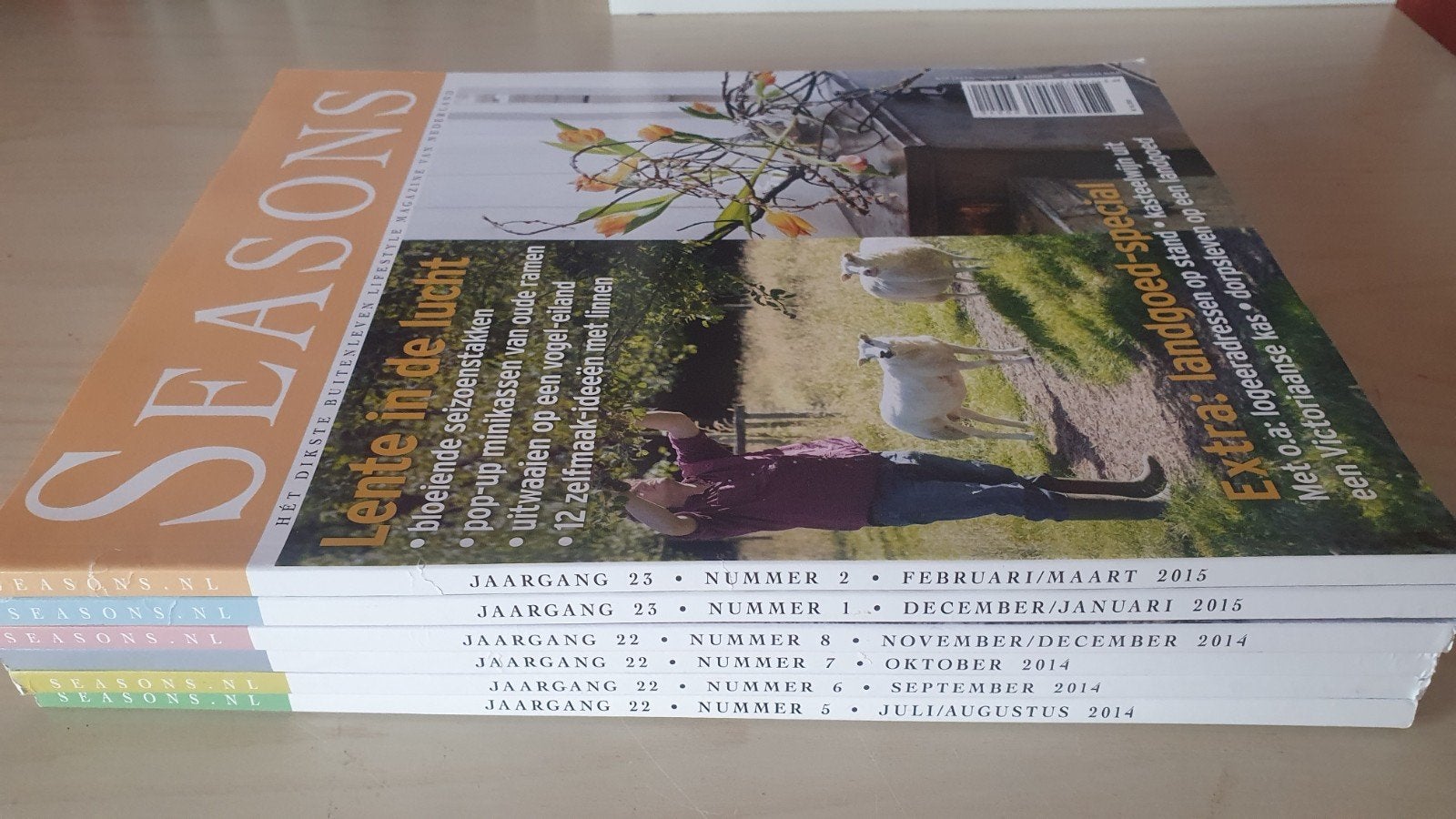 6 Seasons Magazines -Jaargang 2014-2015, Ophalen of Verzenden, Gelezen, Overige typen