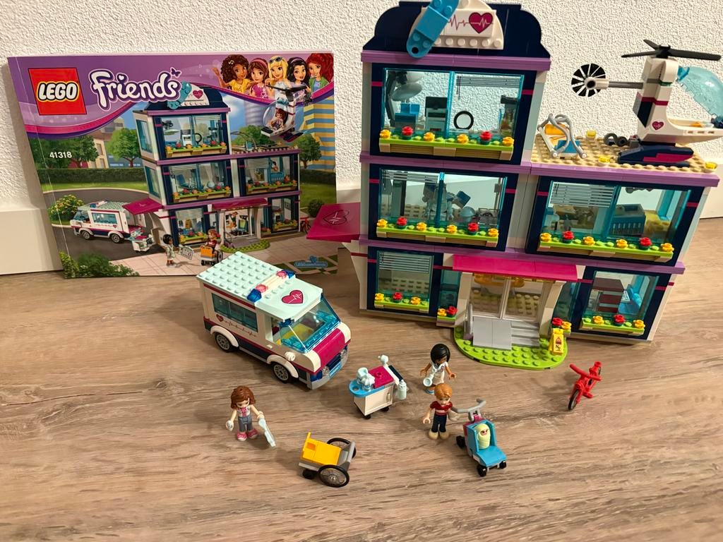 Lego Friends ziekenhuis 41318, Compleet, Lego, Friends, Ophalen of Verzenden