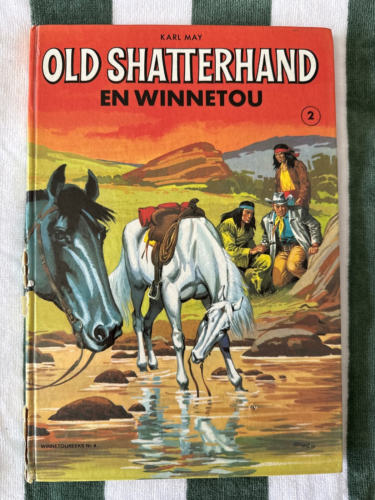 T.e.a.b. Old Shatterhand en Winnetou - Deel 2 (1967), Eén stripboek, Ophalen of Verzenden, Gelezen