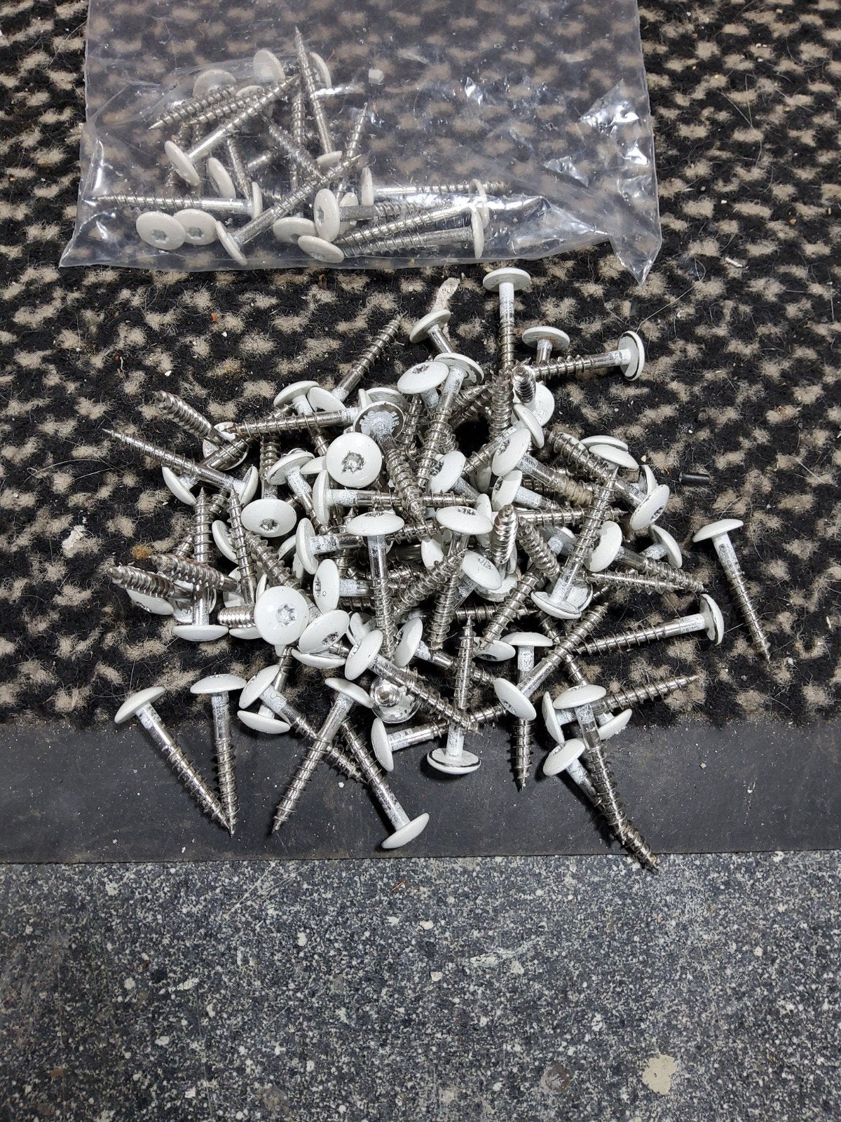 Partij trespa schroeven, Ophalen, Gebruikt, Minder dan 50 mm, Schroeven
