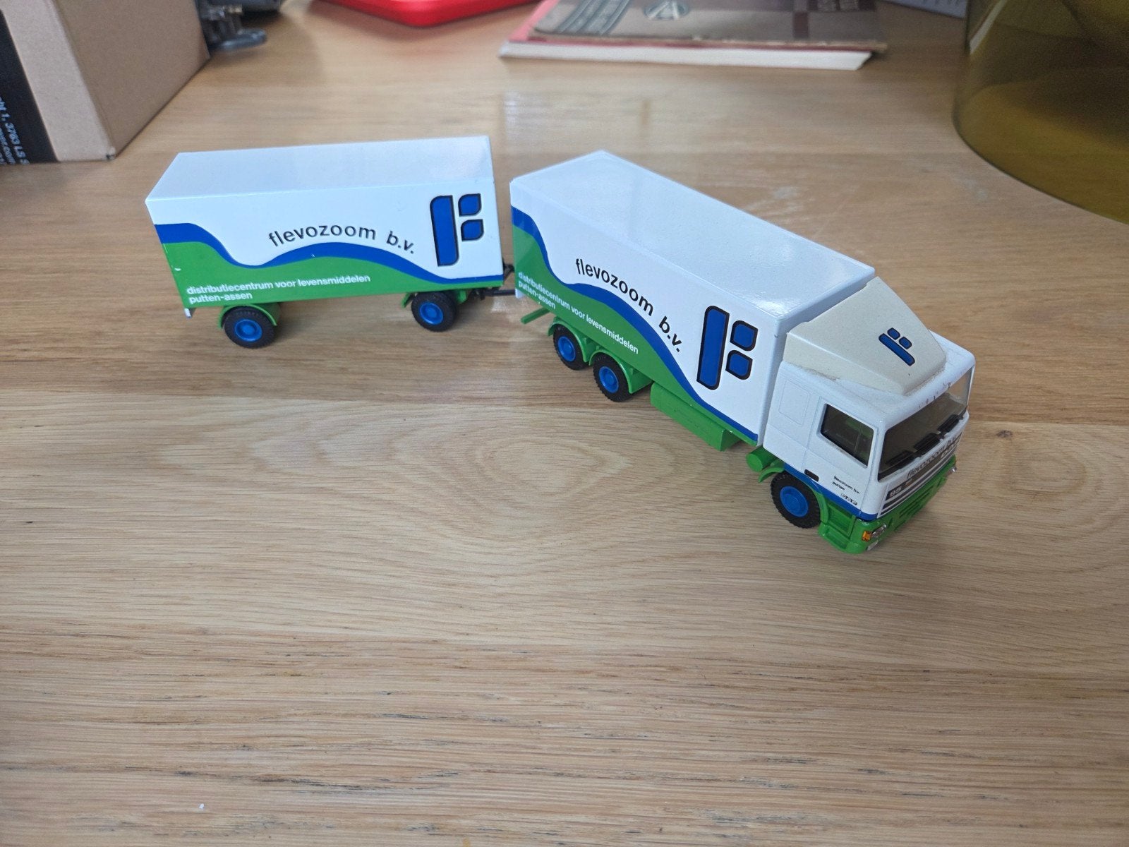 Lion Car nr 74 DAF 95 350 ATi Flevozoom vrachtwagen, Ophalen of Verzenden
