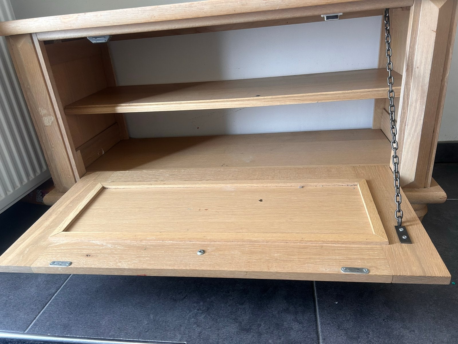 Eikenhouten kastje - 110x60,5x47,5 cm, Huis en Inrichting, Kasten | Overige, Ophalen, Gebruikt
