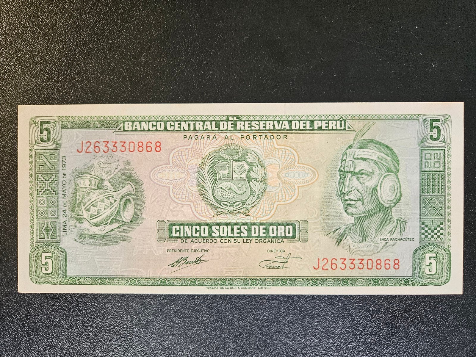 Peru pick 99c 1973 UNC, Verzenden, Zuid-Amerika, Los biljet