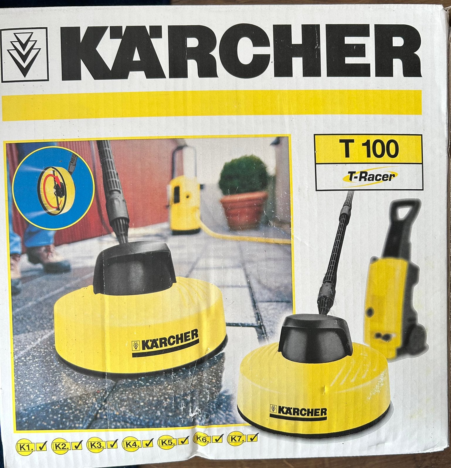 Kärcher T 100, Tuin en Terras, Ophalen, Zo goed als nieuw, Elektrisch