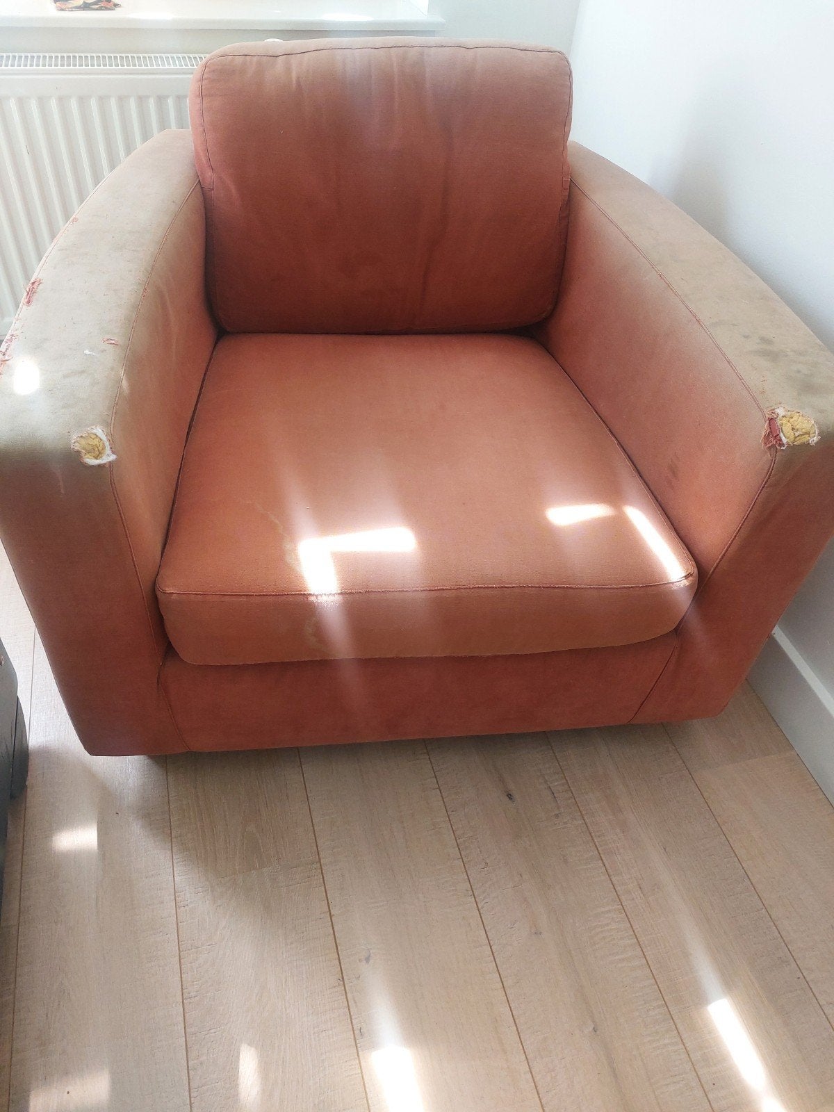 Fauteuil van Habitat, Huis en Inrichting, Ophalen, Gebruikt, 75 tot 100 cm, 75 tot 100 cm