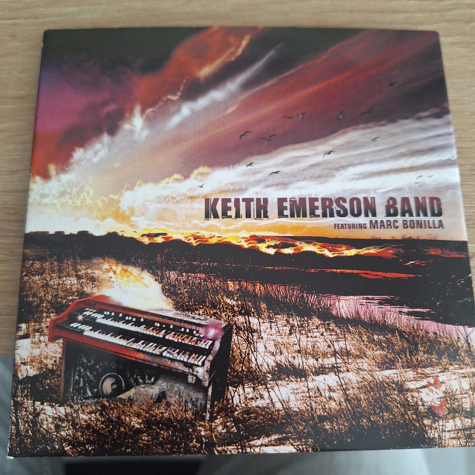 Keith Emerson Band featuring Marc Bonilla - Moscow CD, Ophalen of Verzenden, Zo goed als nieuw, Live-album, Inclusief doosje