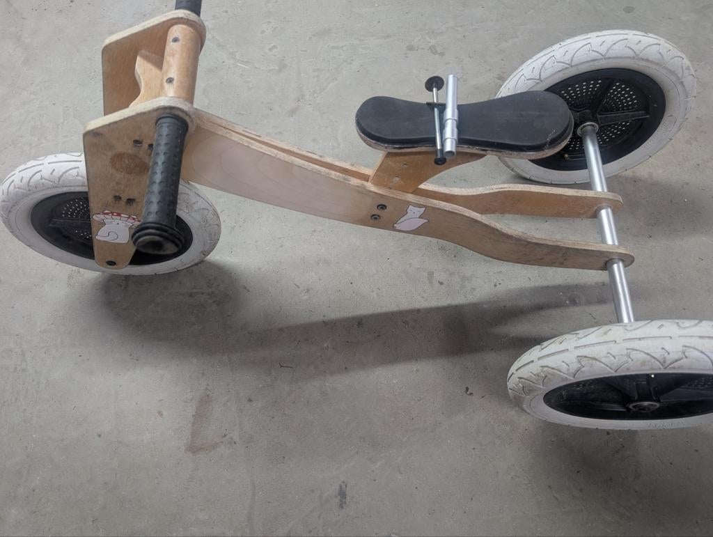 Wishbone houten kinder loop fiets 2/3 wieler, Ophalen, Overige merken