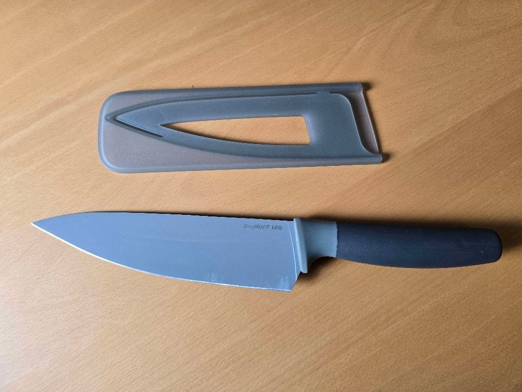 Leo BergHOFF Koksmes – 19cm, RVS, Overige materialen, Overige merken, Overige typen, Ophalen of Verzenden