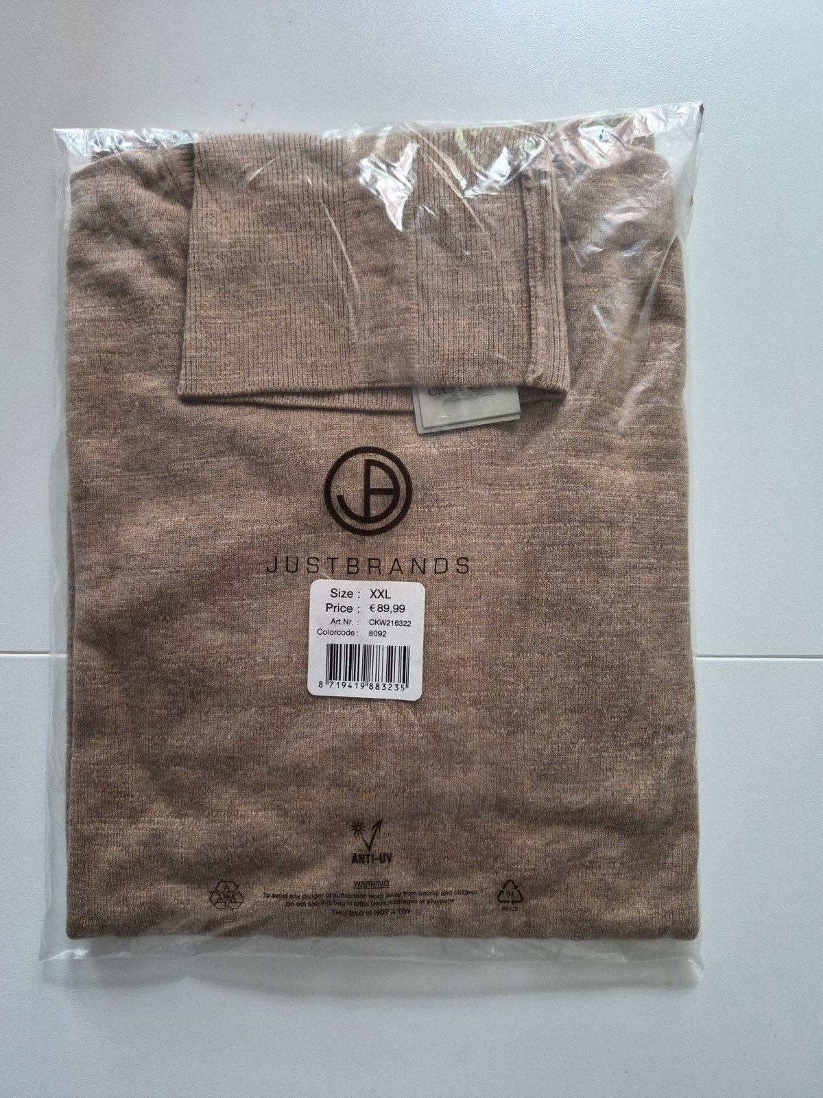 Nieuwe Cast Iron coltrui - Maat XXL, Just Brands, Beige, Onbekend, Ophalen of Verzenden