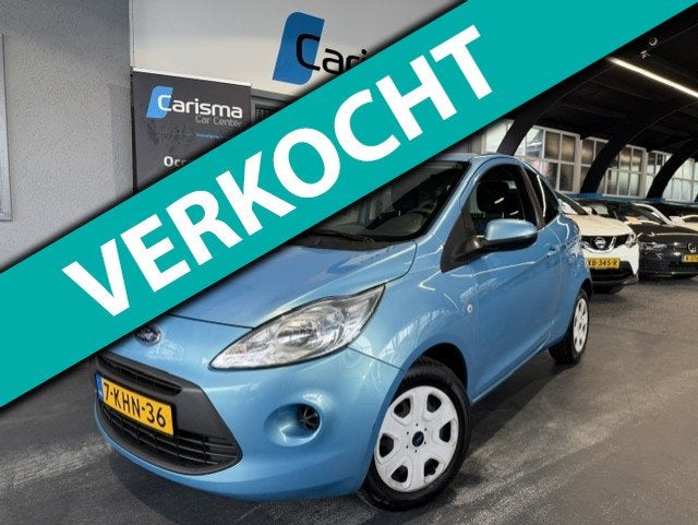 Ford Ka Verkocht!, Auto's, Ford, Voorwielaandrijving, Euro 5, Stof, Gebruikt