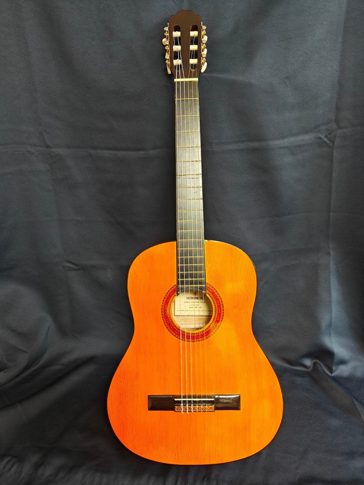 Hohner MC-05 klassieke gitaar incl nieuwe snaren en tas, Ophalen of Verzenden, Gebruikt, Klassieke of Spaanse gitaar