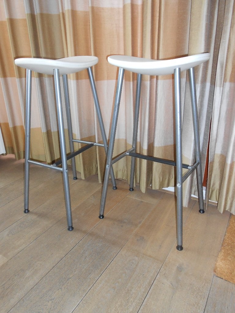 Barkrukken Ikea, Ophalen, Gebruikt, 60 tot 90 cm, Metaal