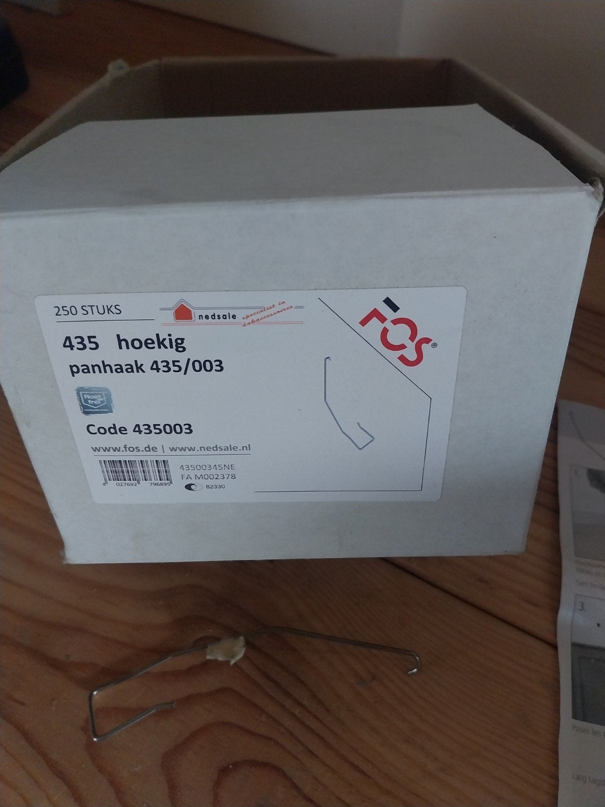 dakpan haak rvs, 50 tot 100 mm, Overige typen, Nieuw, Ophalen of Verzenden