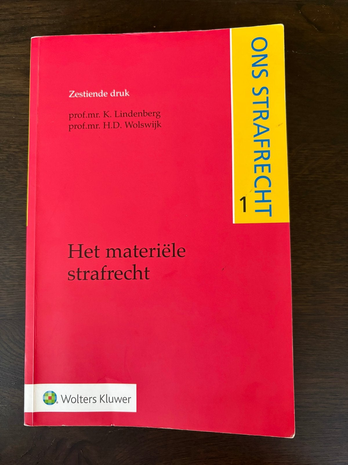 Ons Strafrecht 1: Het materiële strafrecht, Verzenden, Gamma, Zo goed als nieuw, HBO