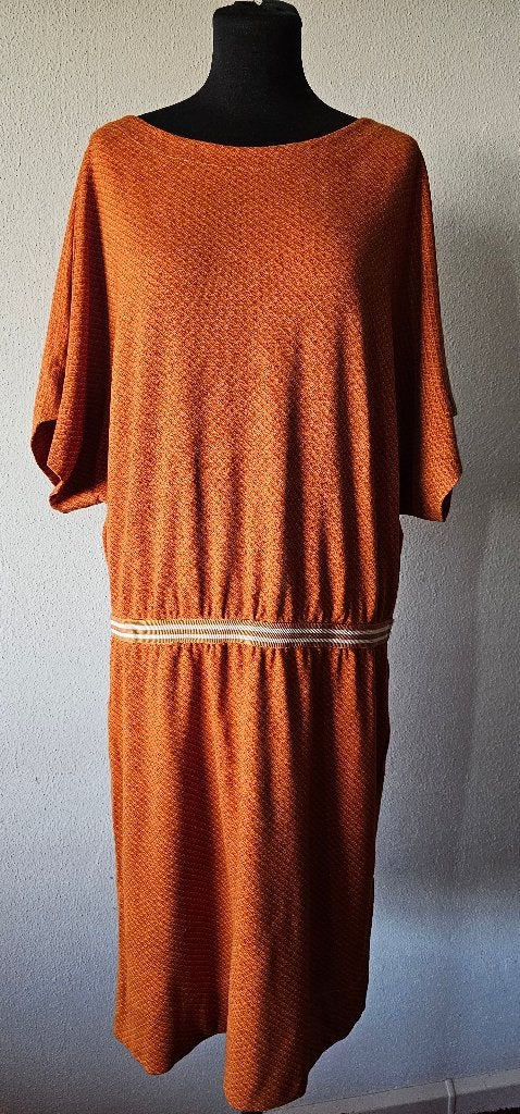 Sissy-Boy jurk maat XL - Oranje met patroon (1224), Kleding | Dames, Maat 46/48 (XL) of groter, Ophalen of Verzenden, Knielengte