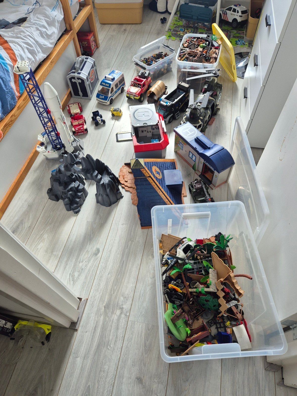 Playmobil: ruimte, politie, brandweer en meer, Kinderen en Baby's, Ophalen, Gebruikt, Complete set, Overige typen