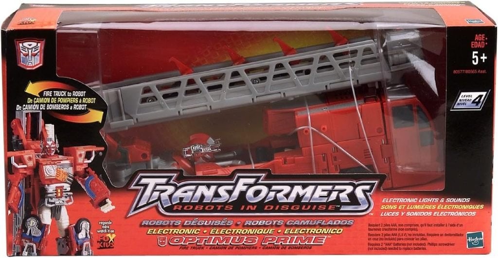 TRANSFORMERS 'RID' SUPER CLASS OPTIMUS PRIME FIRE TRUCK, Overige generaties, Ophalen of Verzenden, Nieuw, Autobots