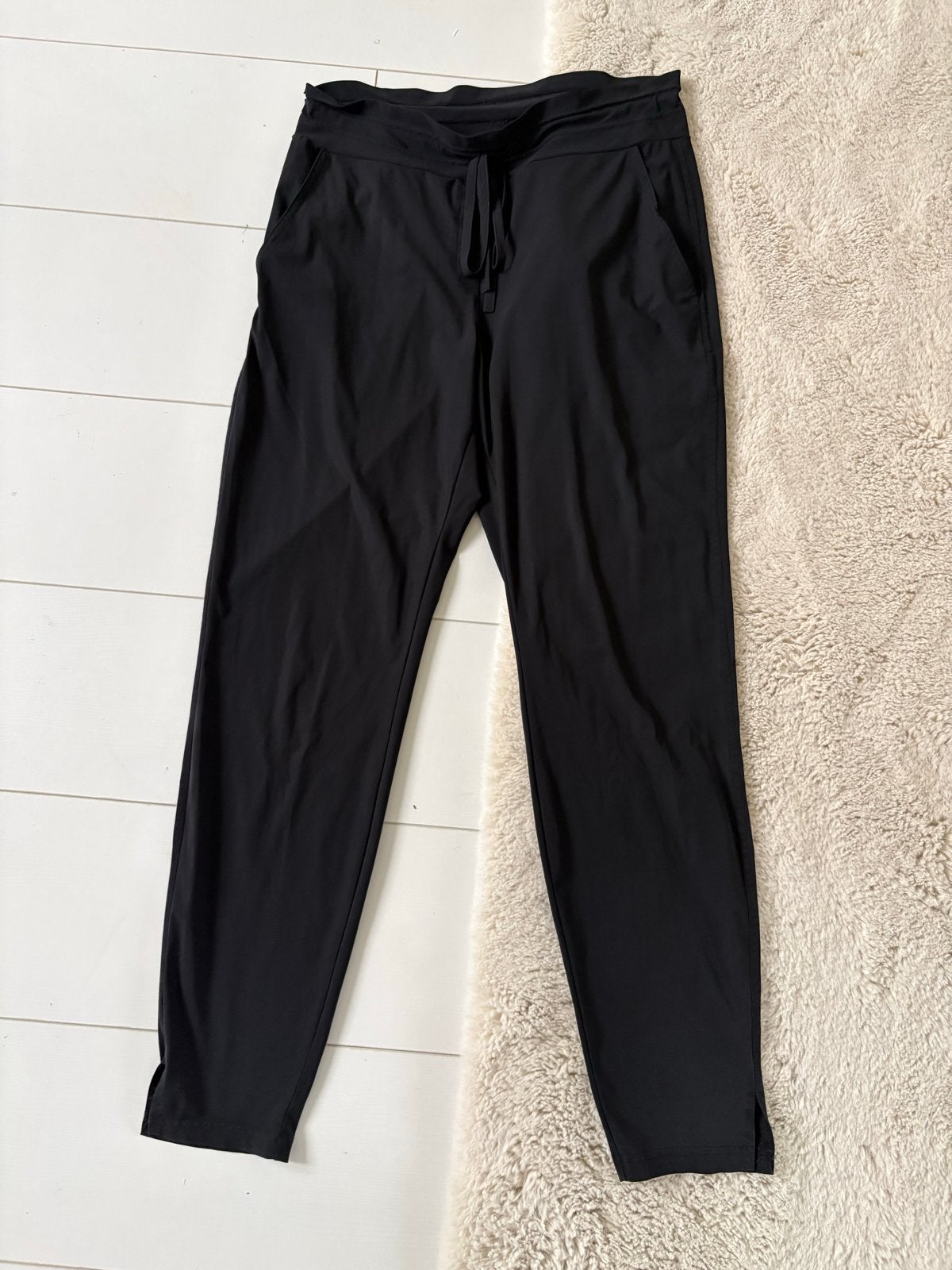 Studio Anneloes travelstof zwarte broek maat M, Maat 38/40 (M), Zwart, Ophalen of Verzenden, Zo goed als nieuw