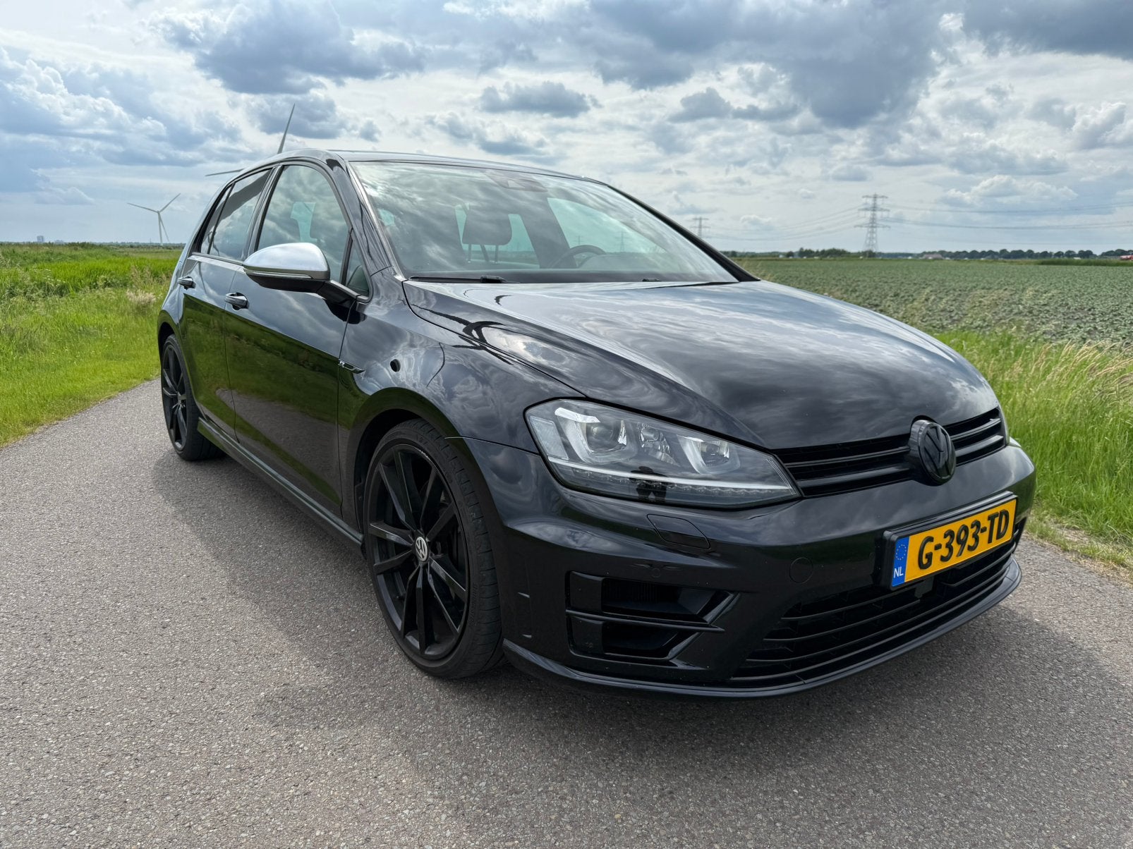 Volkswagen Golf 7R ABT 2015, Auto's, Volkswagen, 370 pk, 1984 cc, Zwart, Particulier