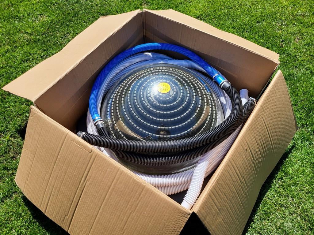 Zwembad solar heater bol diverse slangen en koppelstukken, Tuin en Terras, Zwembad-toebehoren, Ophalen, Gebruikt, Verwarming