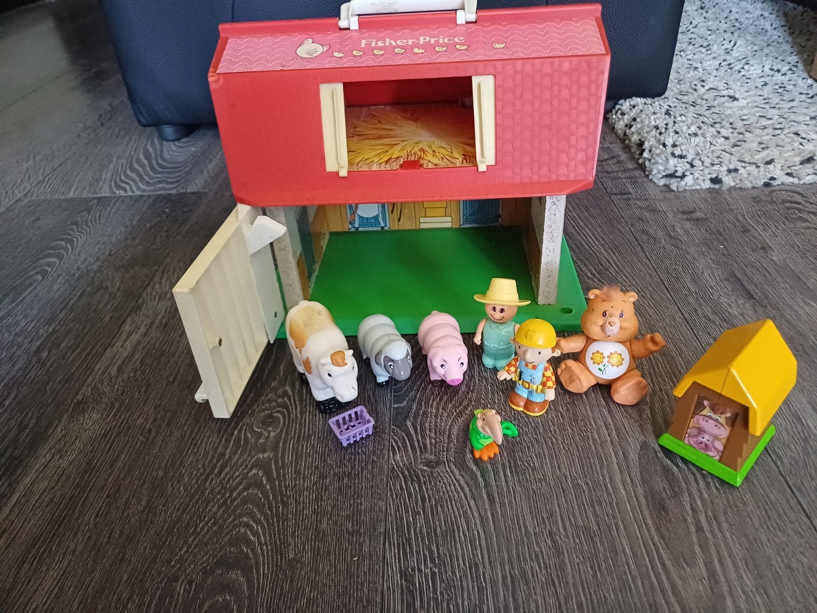 Fisher-Price Boerderij Speelset met Dieren en Figuren, Ophalen of Verzenden, Gebruikt, Speelset