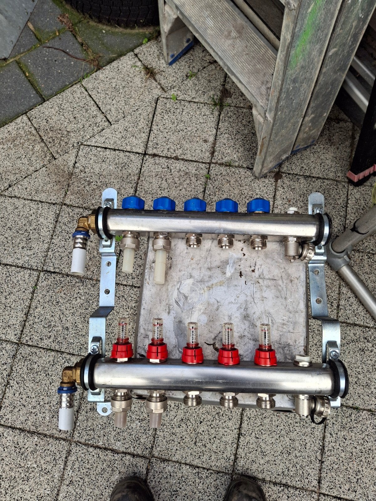 vloerverwarming  verdeler, Doe-het-zelf en Verbouw, Gebruikt, Minder dan 30 cm, Overige typen, Minder dan 60 cm