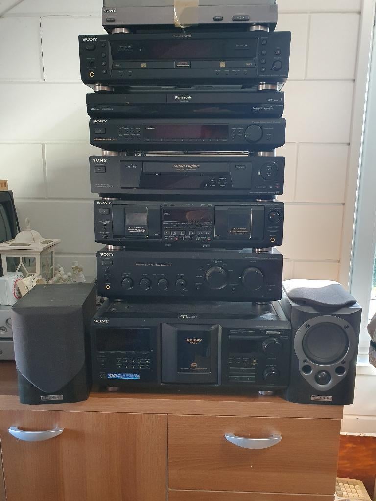 Stereo Installatie Sony Complete., Ophalen, Gebruikt, 60 tot 120 watt, Sony