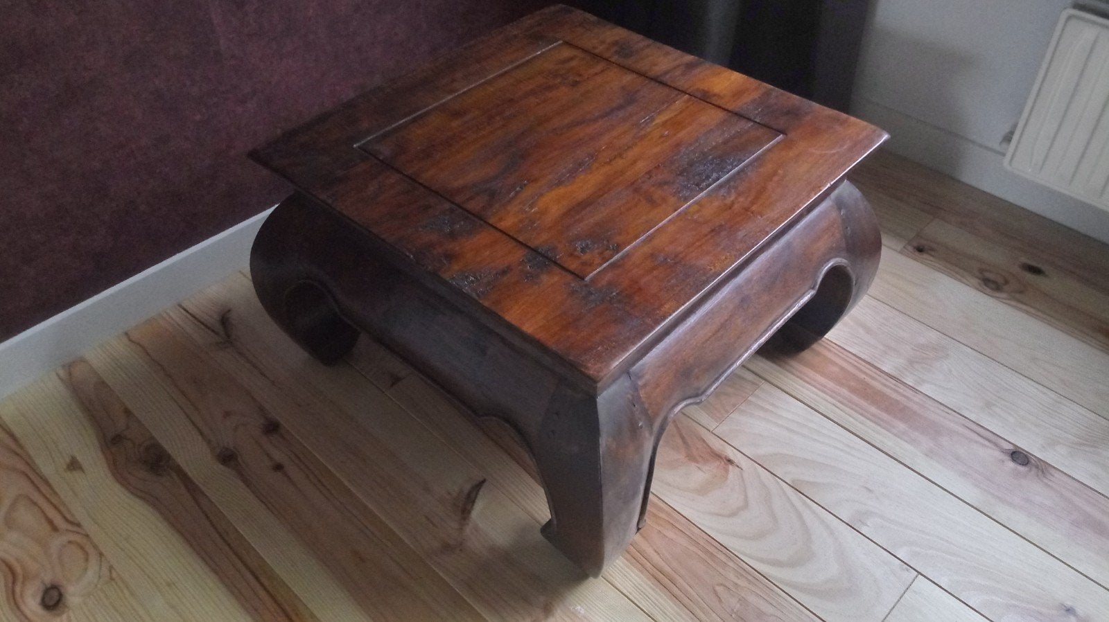Opium tafel. 60x60cm. 38cm hoog., Ophalen, Gebruikt, 50 tot 100 cm, 50 tot 100 cm