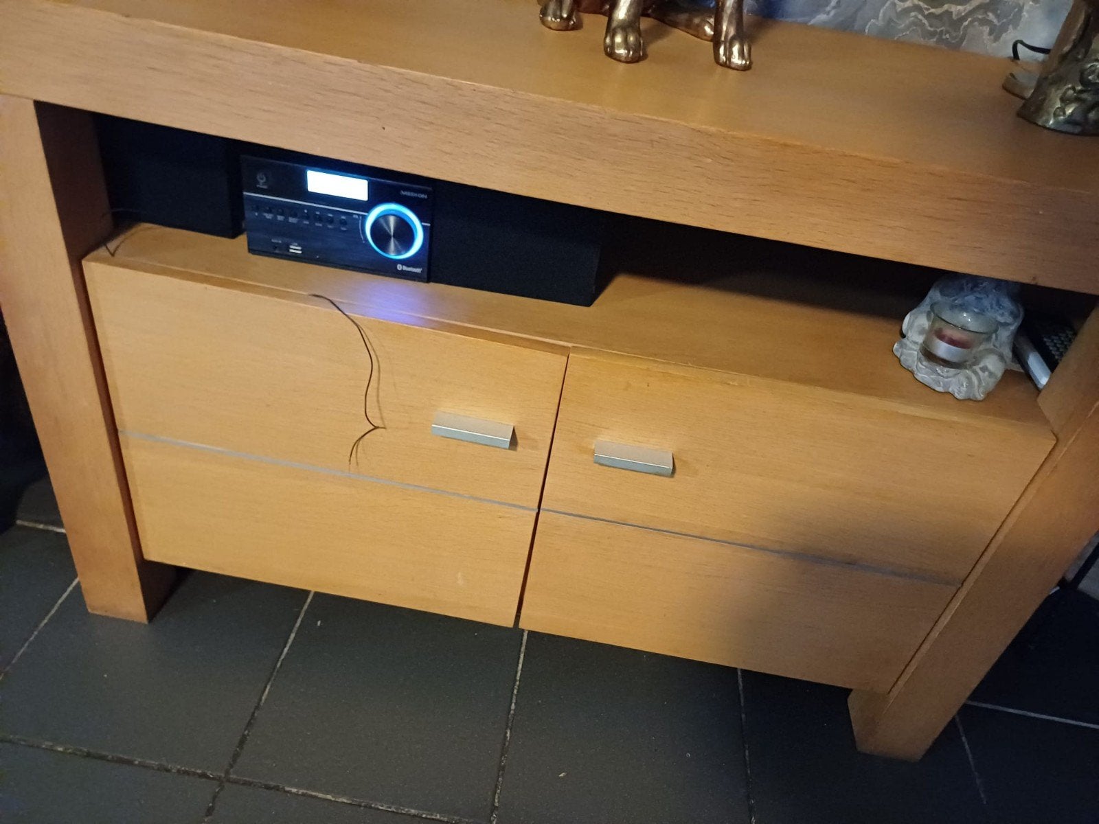 tv kastje en dressoir silver line, Ophalen, 150 tot 200 cm, 25 tot 50 cm, Overige houtsoorten
