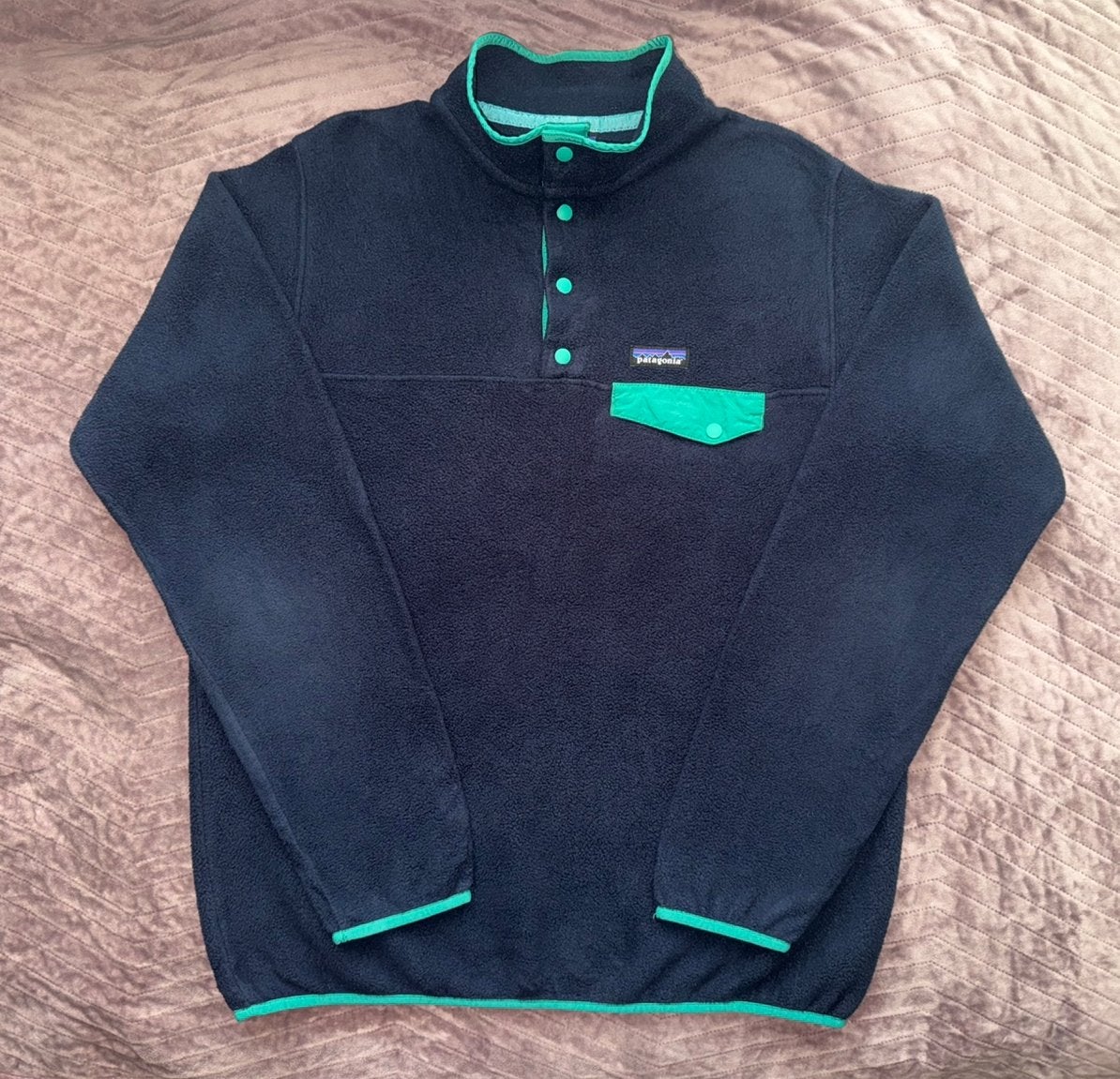 Patagonia Synchilla Snap-T Sweater, Kleding | Heren, Ophalen of Verzenden, Zo goed als nieuw, Maat 56/58 (XL), Zwart