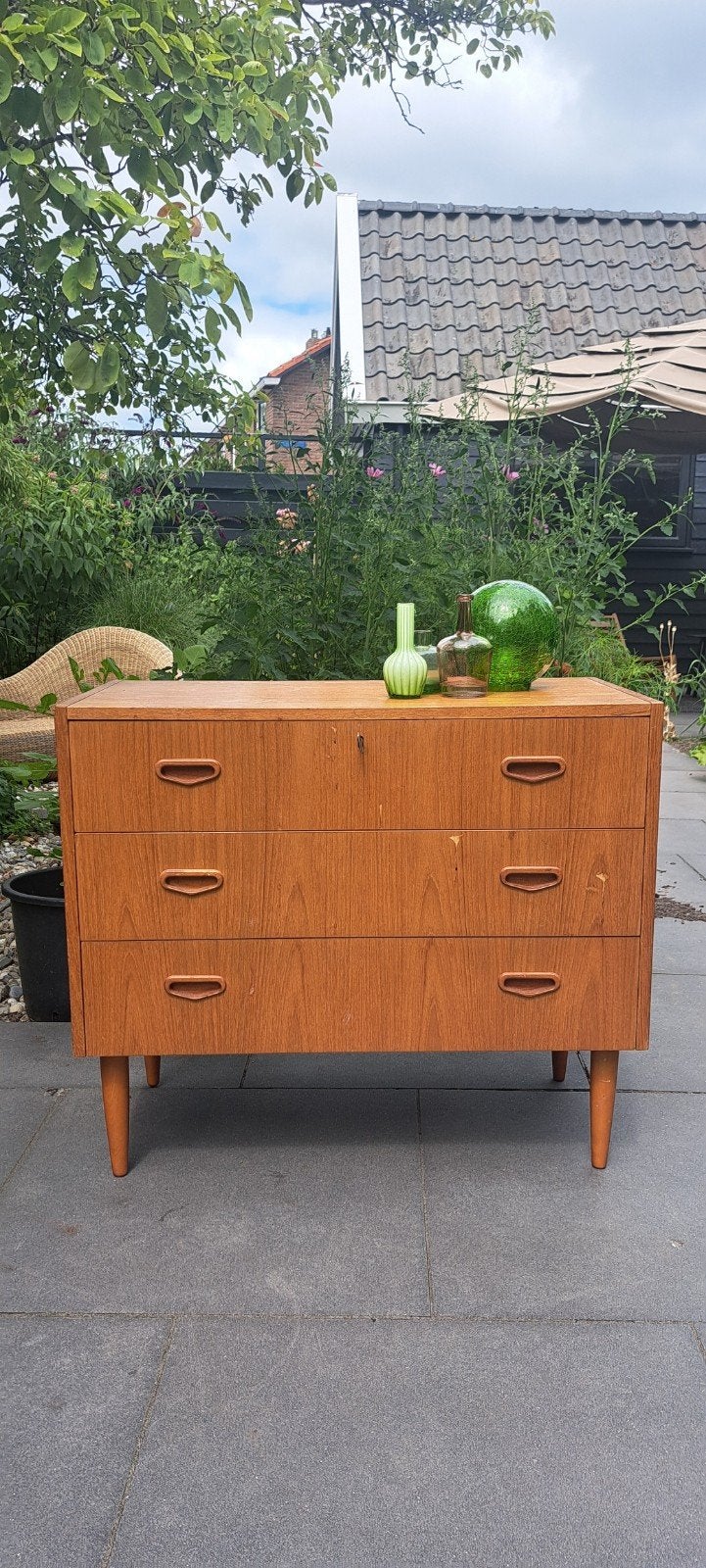 Vintage ladenkastje, Ophalen, Gebruikt, 50 tot 100 cm, Met lade(s)