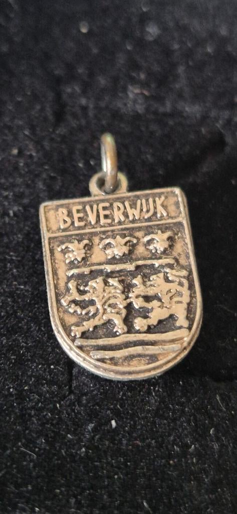 Bedeltje wapen van Beverwijk, Ophalen of Verzenden, Nieuw, Zilver