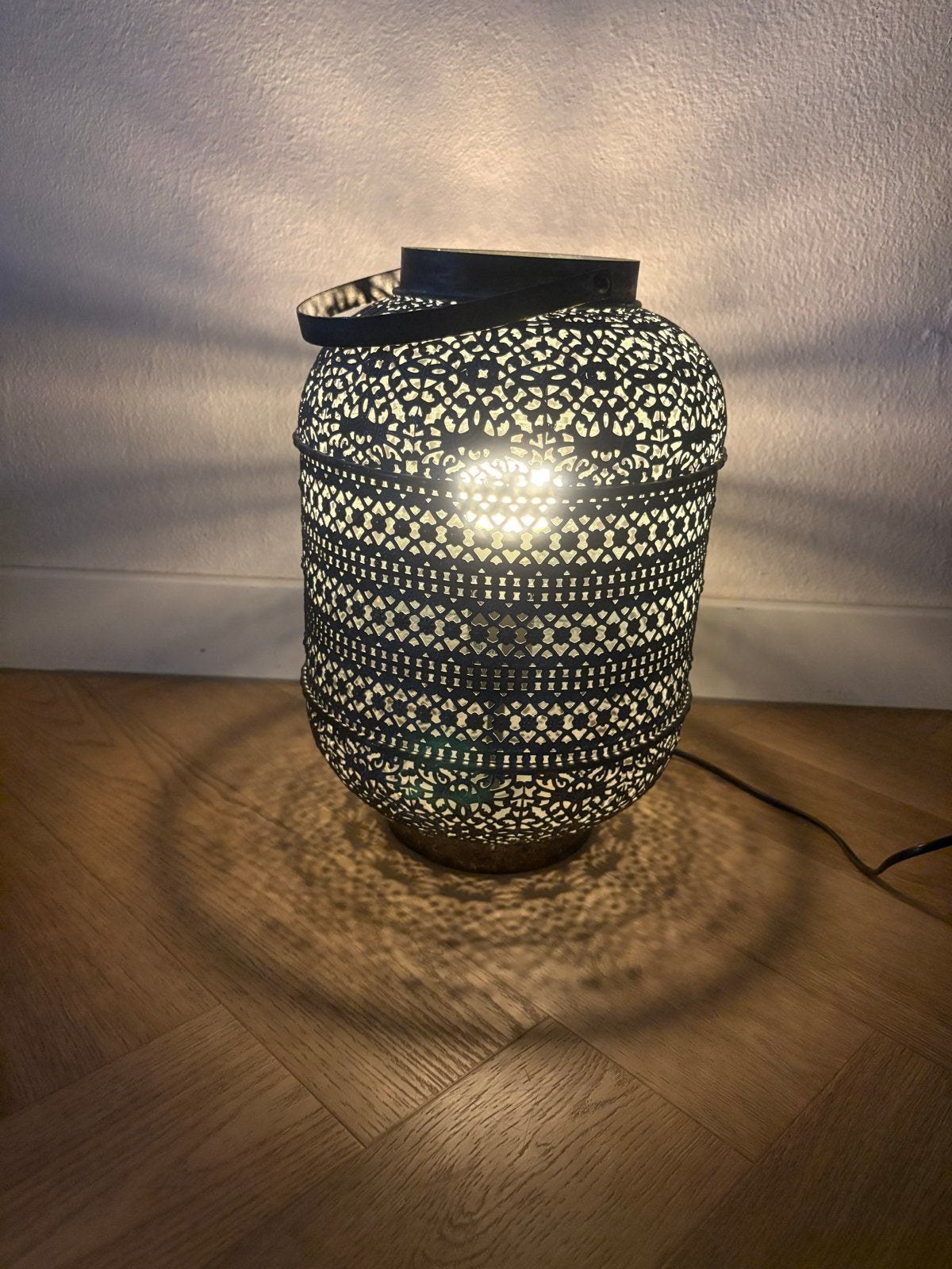 Set van 2 Oosterse lampen, Bohemian, Overige merken, Zwart, Zo goed als nieuw