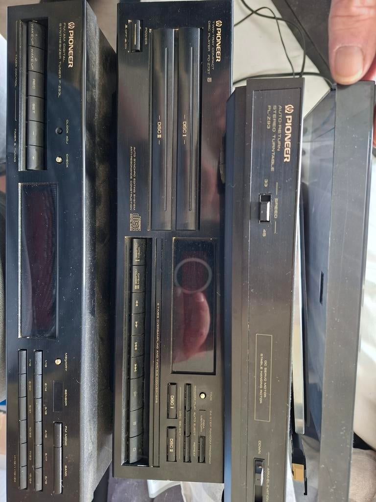 Pioneer Hifi Set: Tuner, CD-speler, Platenspeler, Gebruikt, Pioneer, Tuner of Radio, Losse componenten