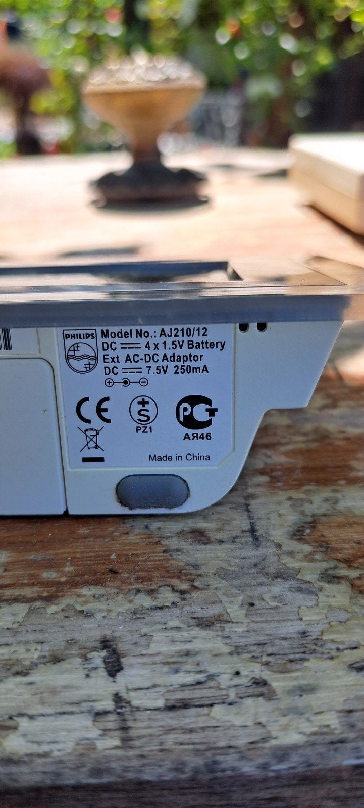 Philips AJ210/12 Wekker Radio - Zilver, Ophalen of Verzenden, Gebruikt, Radio
