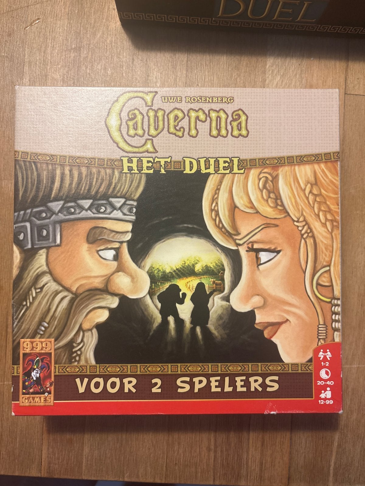 Caverna: Het Duel - Strategisch bordspel voor 2 spelers, Een of twee spelers, Ophalen, Zo goed als nieuw