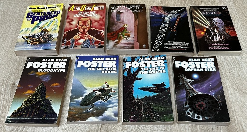 9x sci-fi pocket Engels van Alan Dean Foster, Ophalen of Verzenden, Gelezen, Alan Dean Foster