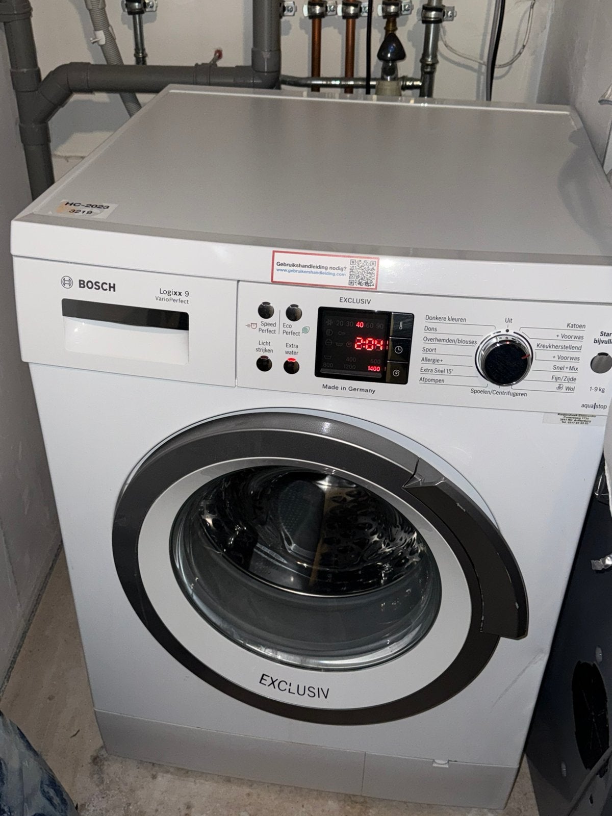 Bosch Wasmachine 9 kg – Zo goed als nieuw