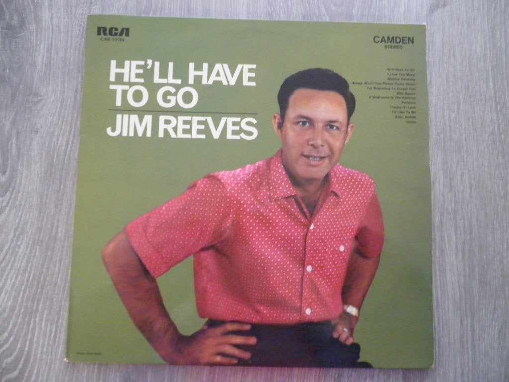 Jim Reeves He`ll have to go, Cd's en Dvd's, Vinyl Singles, Inclusief binnenhoes, Ophalen of Verzenden, Zo goed als nieuw, Pop