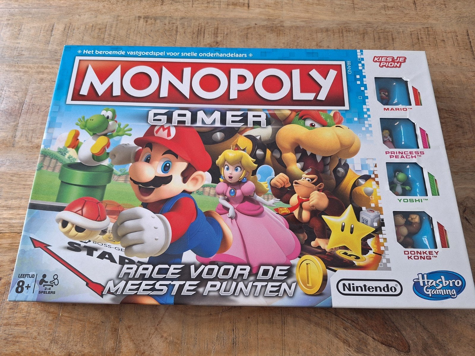 Monopoly Gamer Mario editie - Zo goed als nieuw, Drie of vier spelers, Ophalen of Verzenden, Zo goed als nieuw, Hasbro Gaming