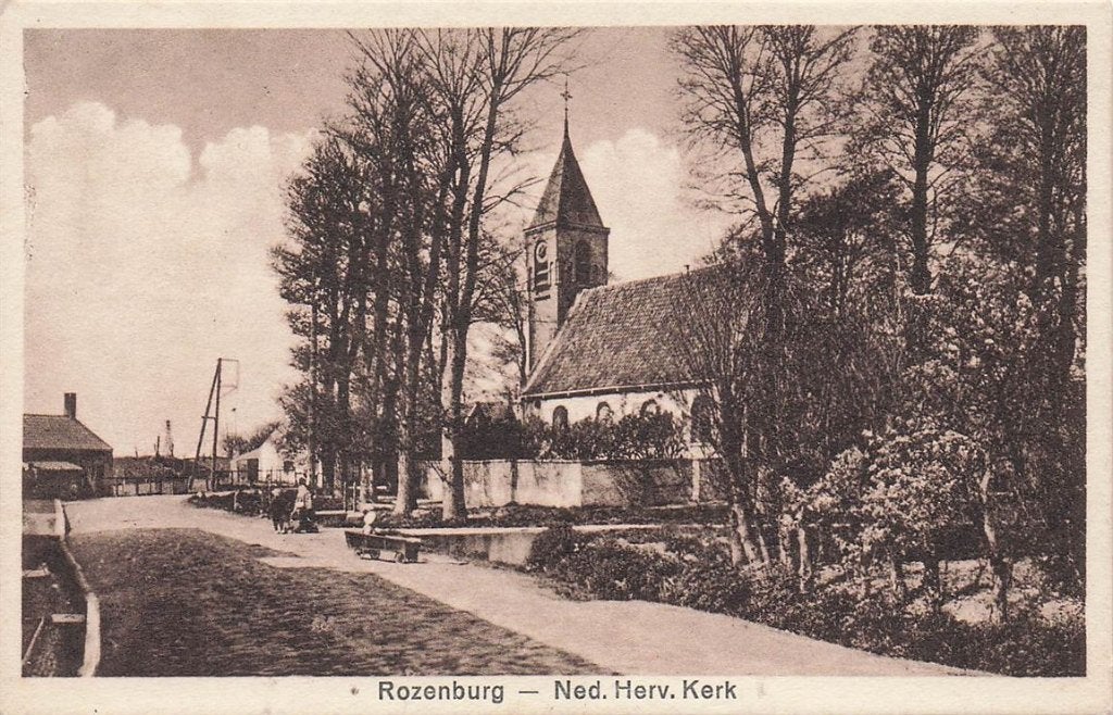 702-339-037 Rozenburg Ned Herv Kerk, Verzenden, Voor 1920, Zuid-Holland