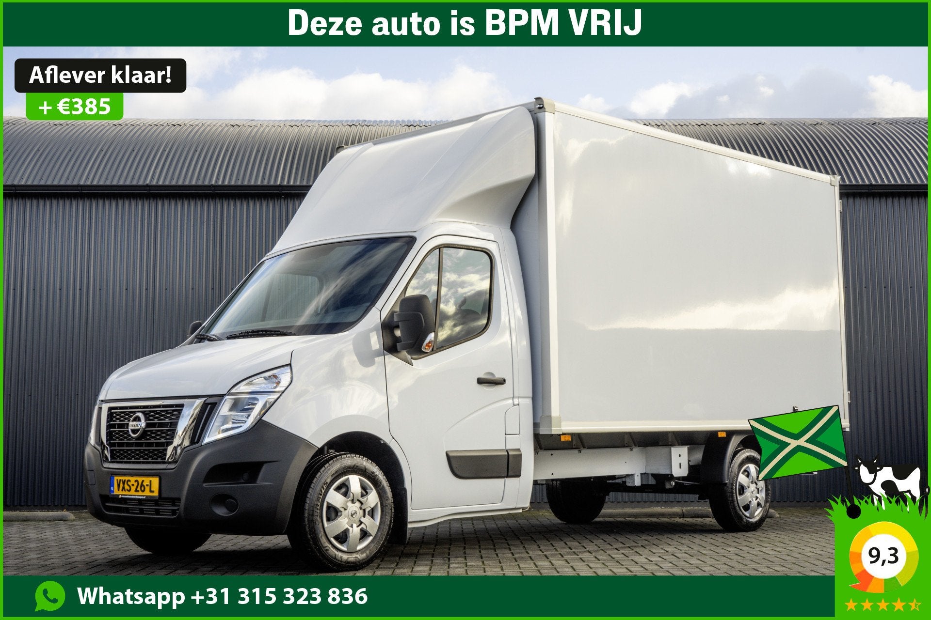 Nissan Interstar 2.3 dCi Bakwagen met deuren | 164 PK | Euro, Voorwielaandrijving, Stof, Gebruikt, 4 cilinders