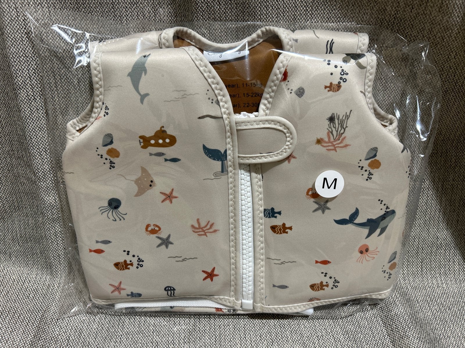 Nieuw ByTootje Zwemvest Oceaandiertjes Print 2-4 jaar (15-22, 2771MG,160, Nieuw, Zwem-accessoire, UV-zwemkleding