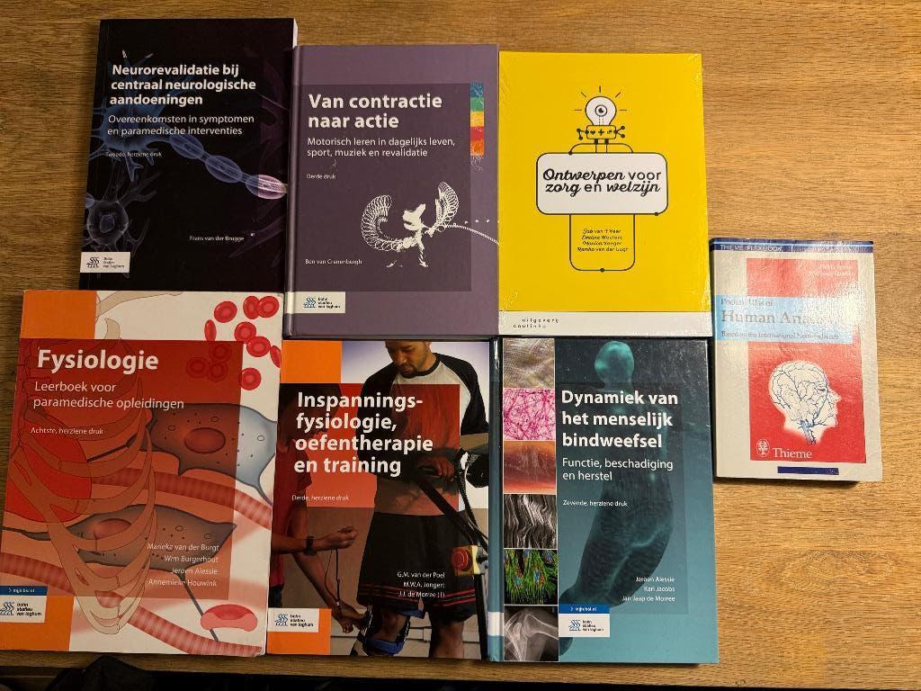 Studieboeken fysiotherapie HU, Boeken, Studieboeken en Cursussen, Diverse auteurs, Zo goed als nieuw, Alpha, HBO