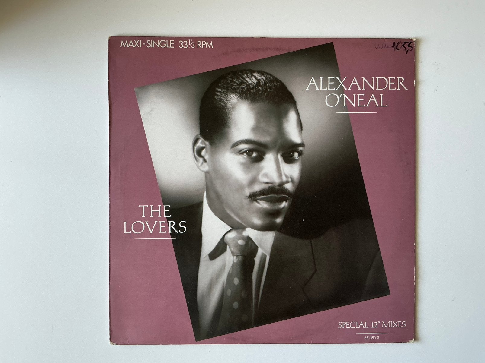 Alexander O'Neal – The Lovers disco sou, Gebruikt, Disco, 12 inch, Fotohoes