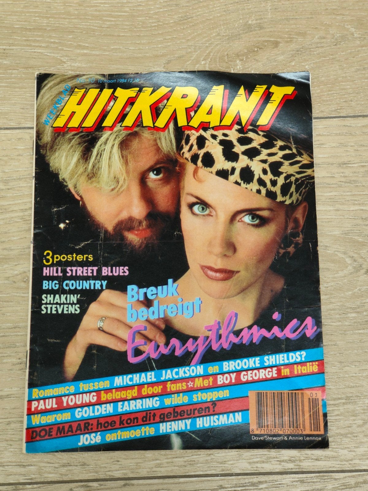 Hitkrant no. 10 1984. Compleet met 3 posters, Ophalen of Verzenden, 1980 tot heden, Nederland, Tijdschrift