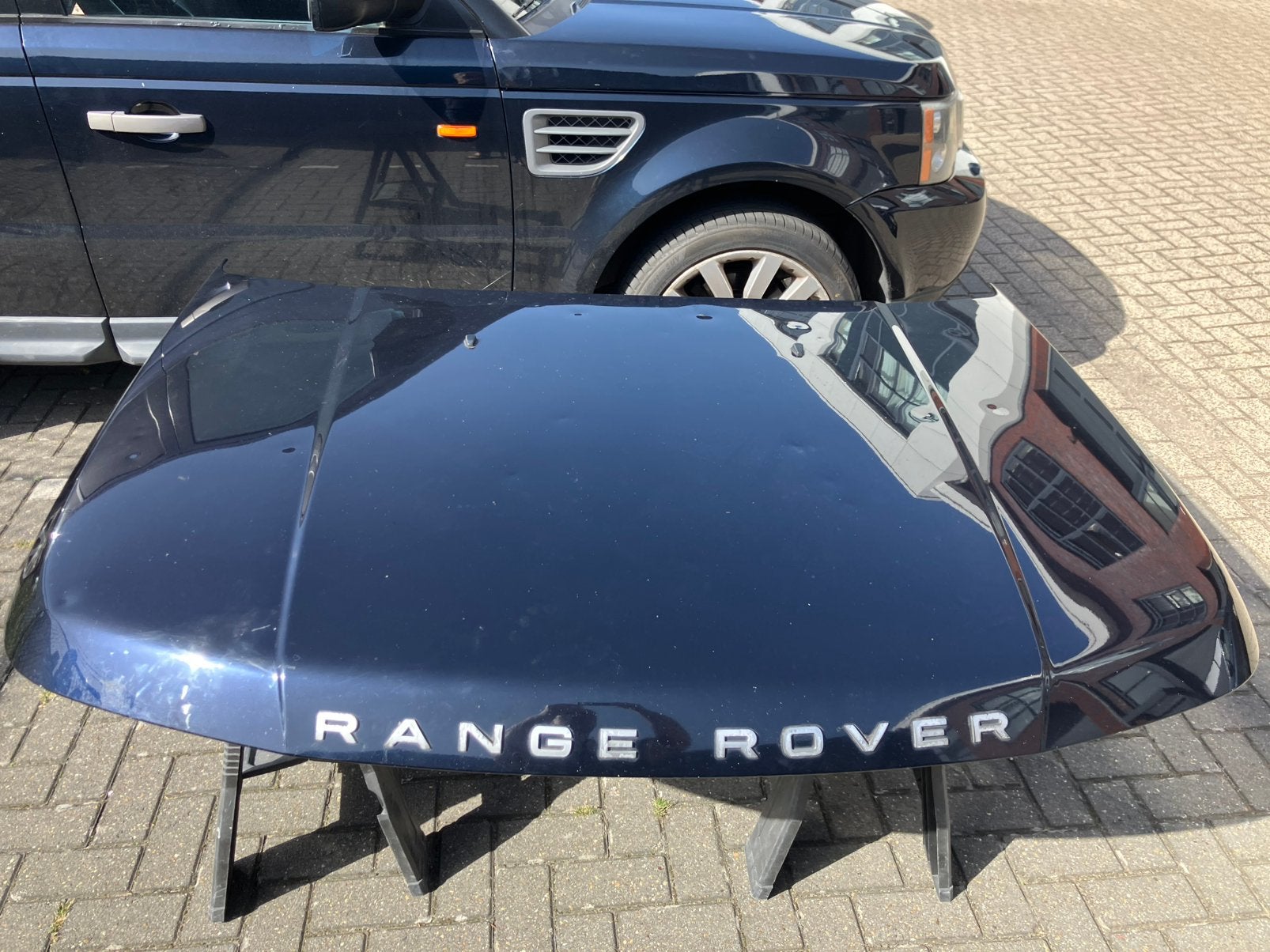 Motorkap Range Rover L320 hagelschade, Auto-onderdelen, Ophalen, Land Rover