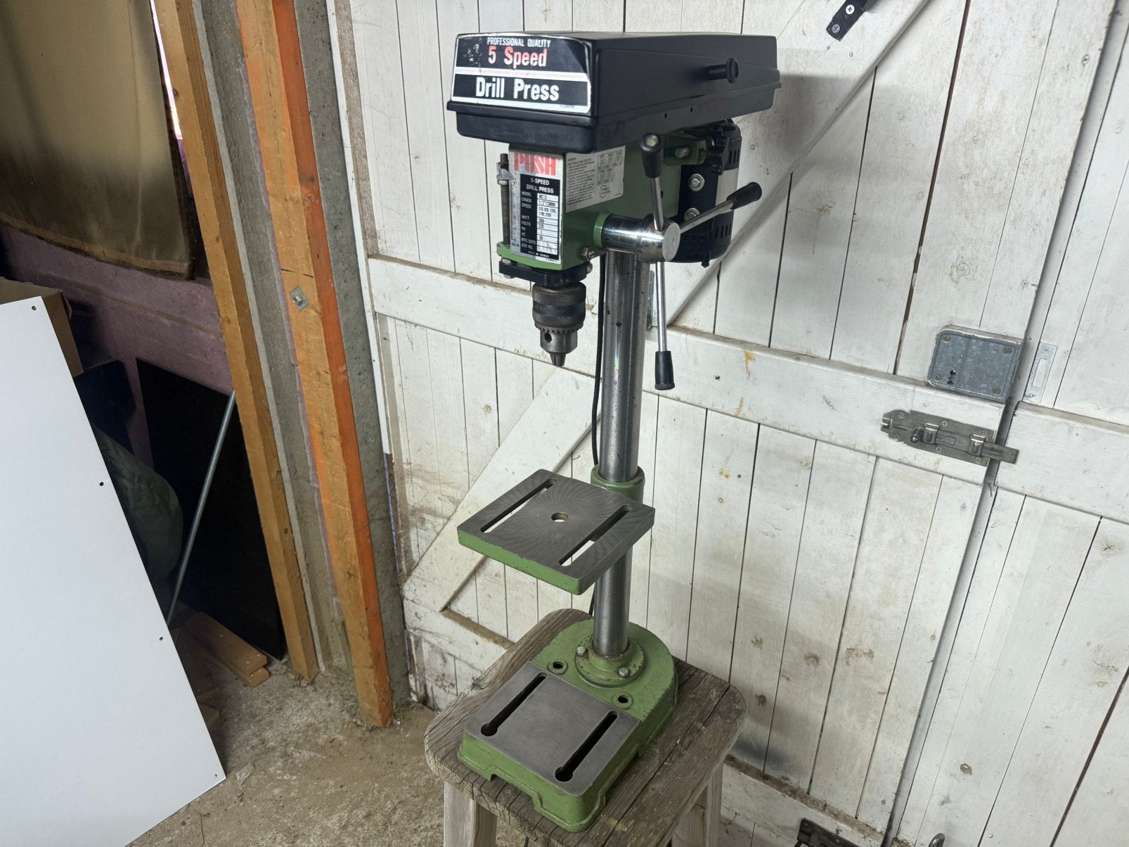 Kolomboormachine PUSH MC13 – 230V, Ophalen, Gebruikt, Variabele snelheid, Minder dan 400 watt